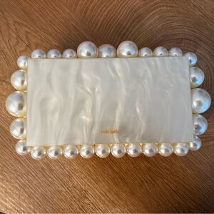 Cult Gaia EOS Pearl Embellished Clutch